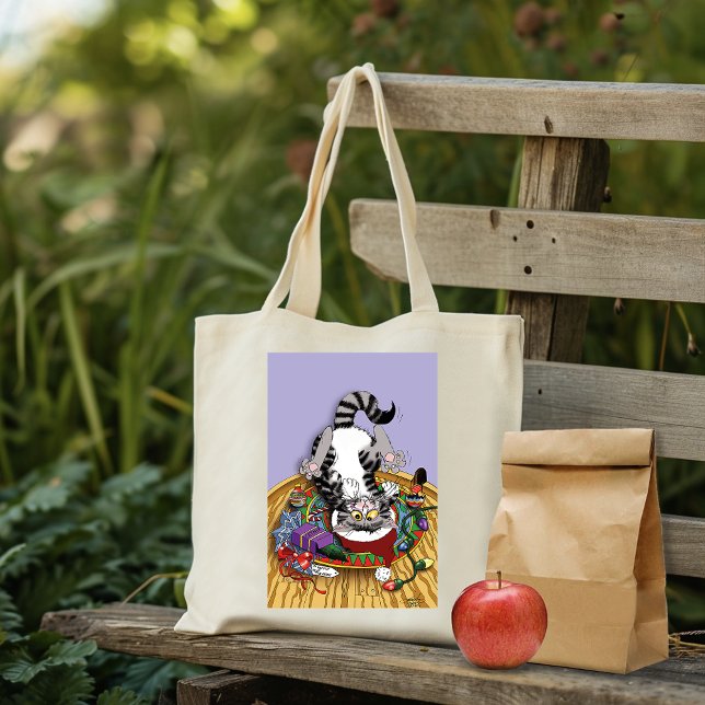 Christmas Catnip Cat Tote Bag (Creator Uploaded)