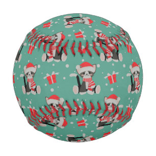 Christmas Cats Baseball