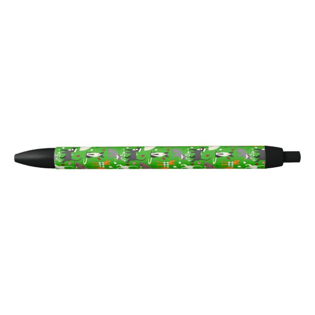 Christmas Cats Black Ink Pen (Front)