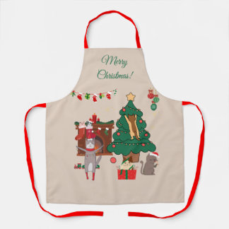 Christmas Cats Chaos Apron