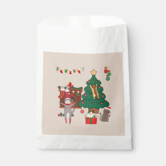 Christmas Cats Chaos Favour Bag