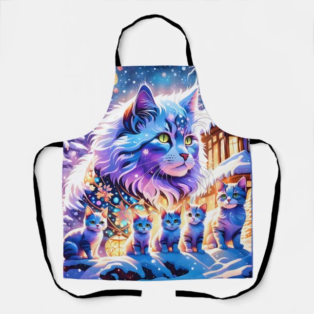 Christmas Cats Display Apron (Front)
