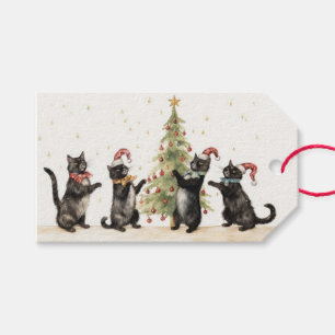 Christmas Cats Gift Tags