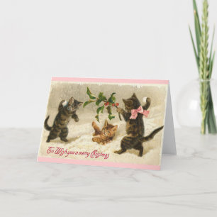 Christmas Cats Holiday Card
