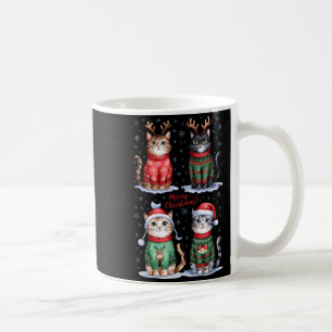 Christmas Cats _ Merry Christmas Cats Graphic  Coffee Mug