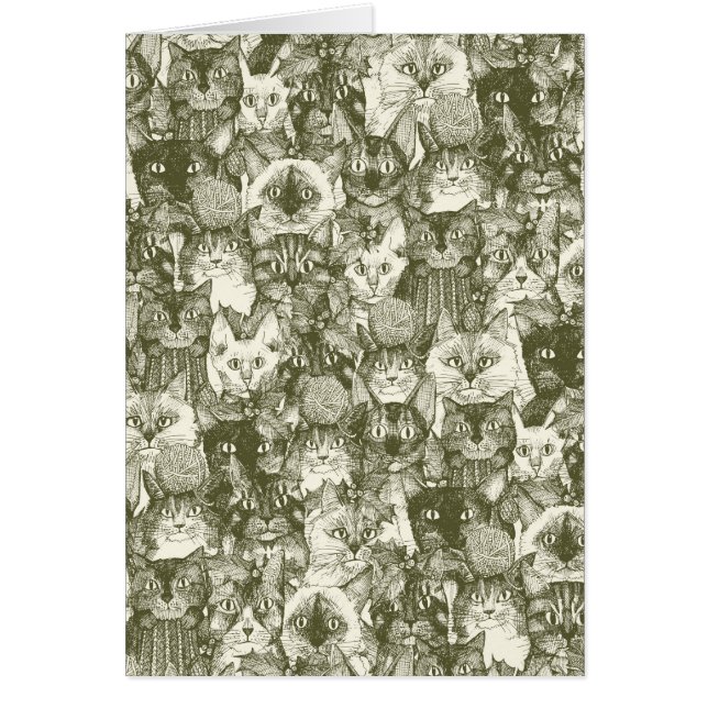 CHRISTMAS CATS NATURAL (Front)