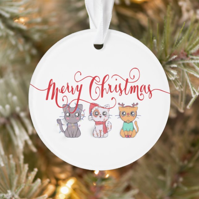 Christmas cats  ornament (Tree)