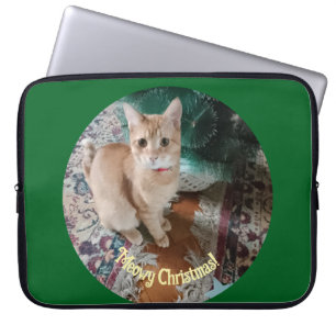 Christmas , Cats Photo , 15 inch Laptop Sleeve