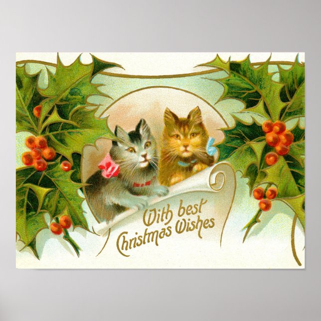 Christmas cats poster (Front)