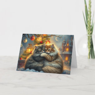 Christmas Cats Thank You Card