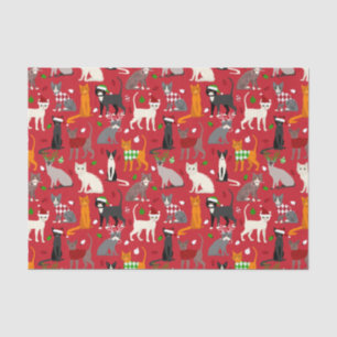 Christmas Cats Tissue Paper