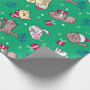 Christmas Cats Wrapping Paper