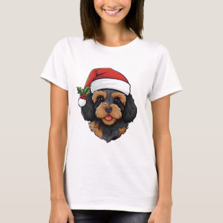 Christmas Cavapoo Cavoodle T-shirt - Phantom