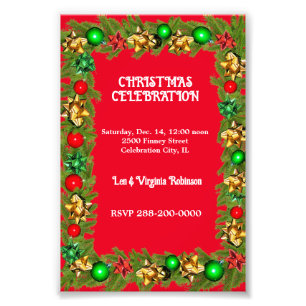 Christmas Celebration get-together Photo Print