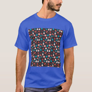 Christmas Celebration in Bold Colours Oversized T-Shirt