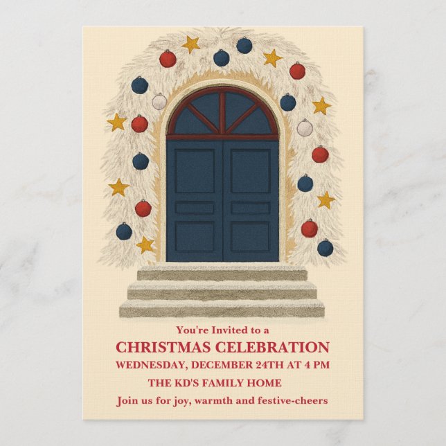Christmas Celebration Invitation (Front)