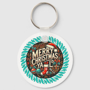 Christmas celebration keychain