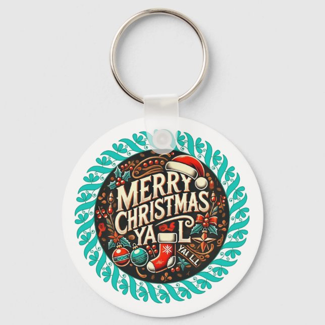 Christmas celebration keychain (Front)
