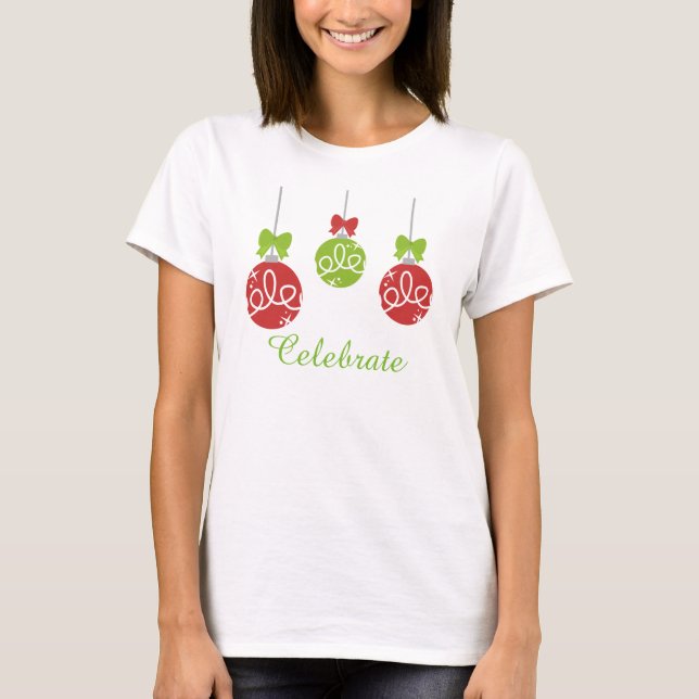 Christmas Celebration T-Shirt (Front)