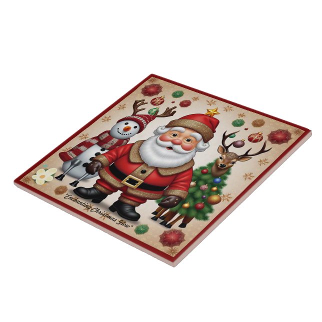 "Christmas Celebration" Tile (Side)