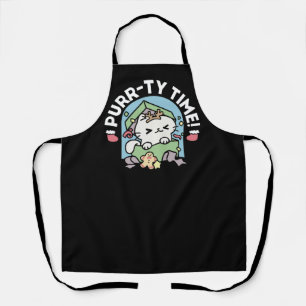 Christmas Celebration with Purr-ty Time Cat Apron