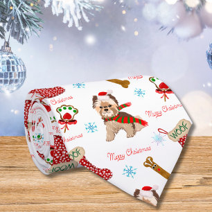 Christmas Celebration with Yorkie Tie