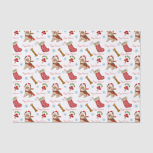 Christmas Celebration with Yorkie  Tissue Paper