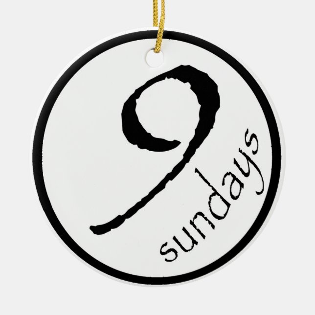 Christmas Ceramic Ornament (Front)