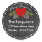 Christmas Chalkboard Pine Cones Address Label