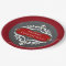 Christmas Chalkboard Red Paper Plates