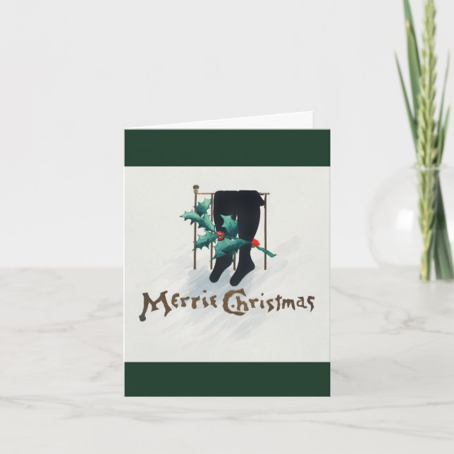 Christmas Chamberlin at Old Point Comfort.   Holid Holiday Card (Front)