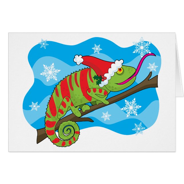 Christmas Chameleon (Front Horizontal)