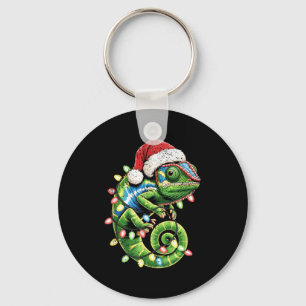Christmas Chameleon Toddler Kids Boys Christmas Xm Keychain