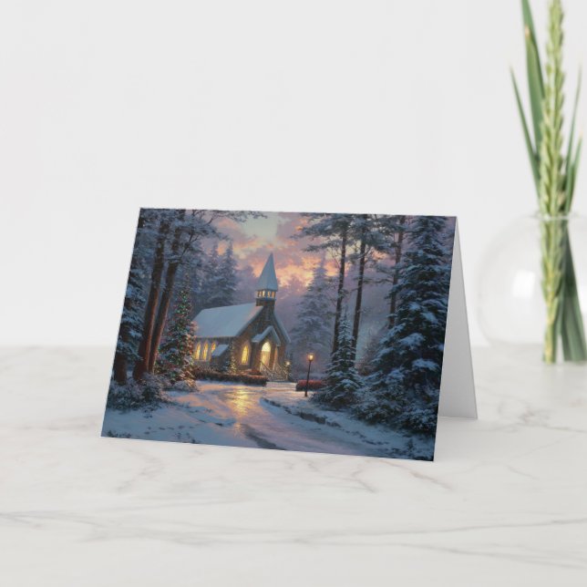 Christmas Chapel Holiday Card (Front)
