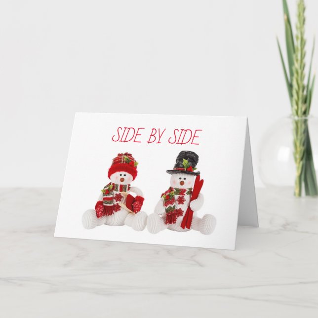 CHRISTMAS/CHAQUE JOUR EN CÔTÉ AVEC VOTRE CARTE (Devant)
