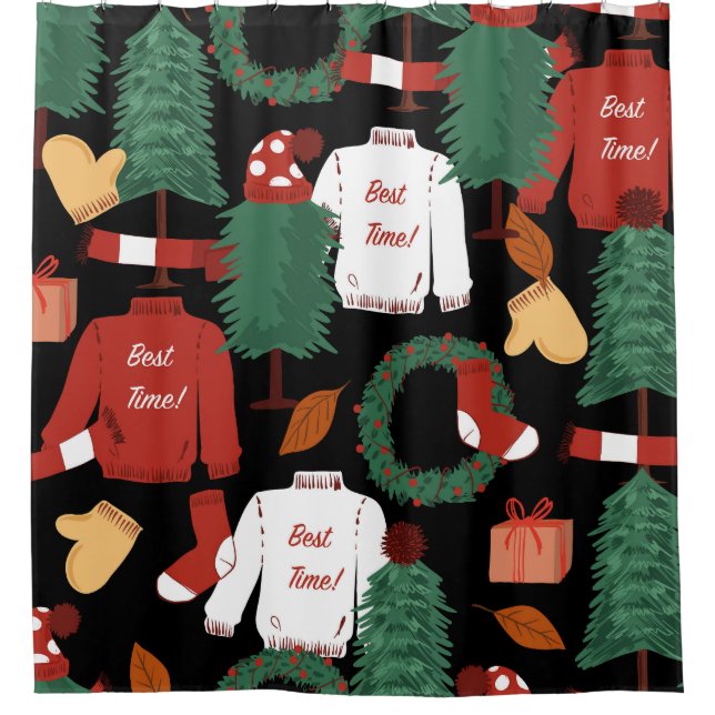 Christmas Charm: Festive Pattern Play. (Front)