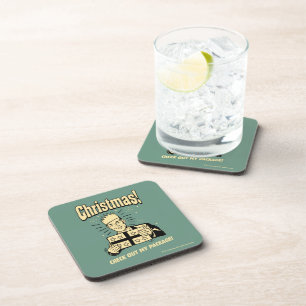 Christmas: Check Out My Package Coaster