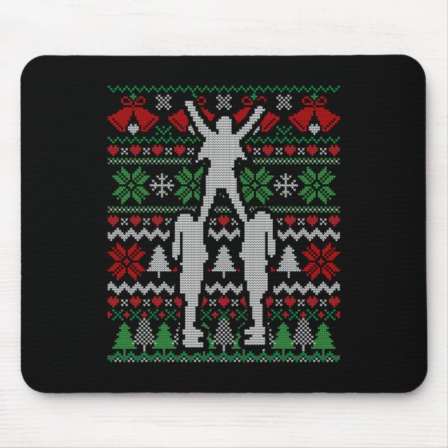 Christmas Cheer Cheerleader Gift  Mouse Pad (Front)