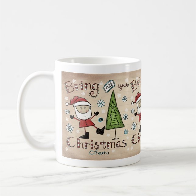 Christmas Cheer Coffee Mug (Left)