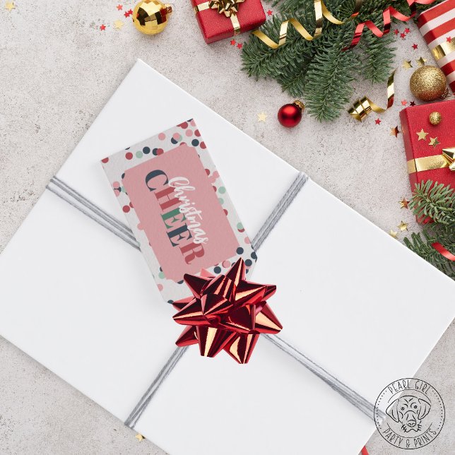 Christmas Cheer Confetti Gift Tags (Creator Uploaded)