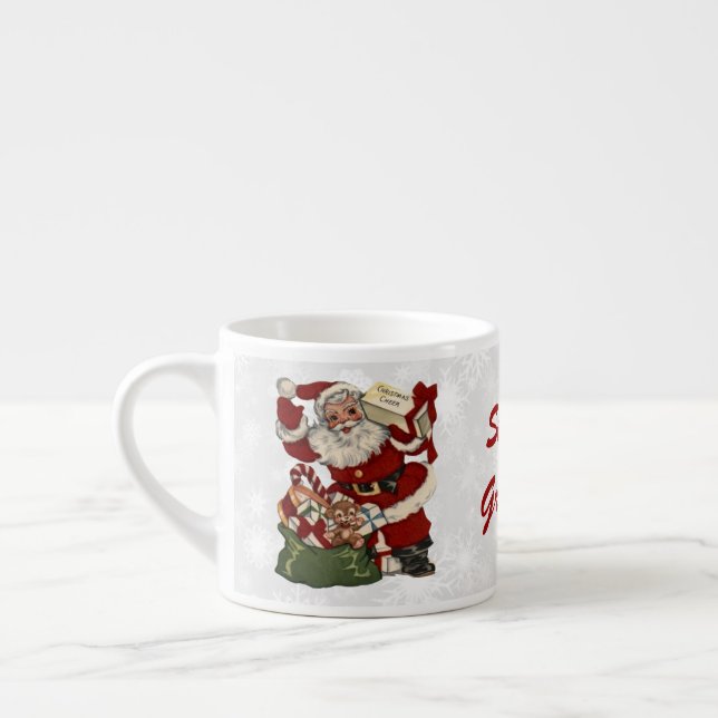 Christmas Cheer Espresso Cup (Left)