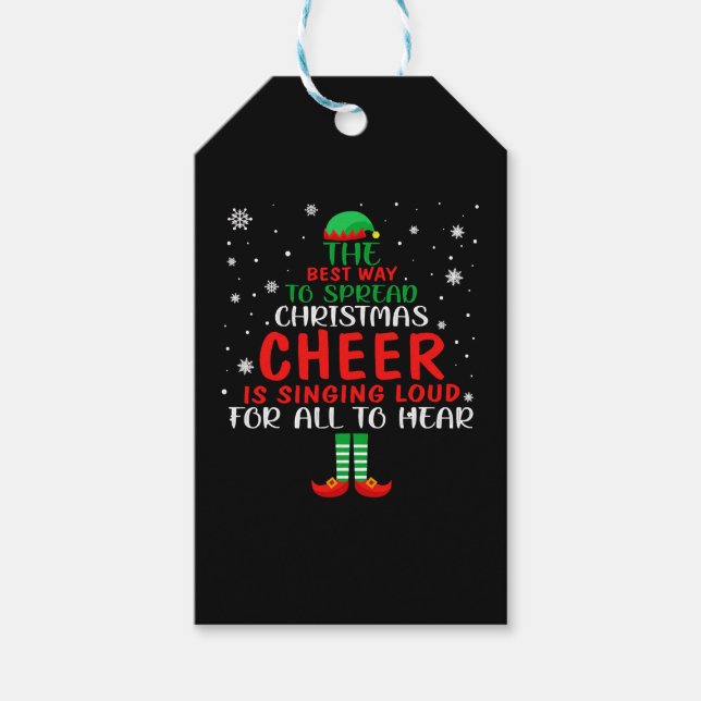 Christmas Cheer Gift Tags (Front)