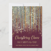 Christmas Cheer Painted Brush Strokes and Confetti