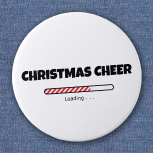 Christmas Cheer - Progress Bar - Loading 2 Inch Round Button