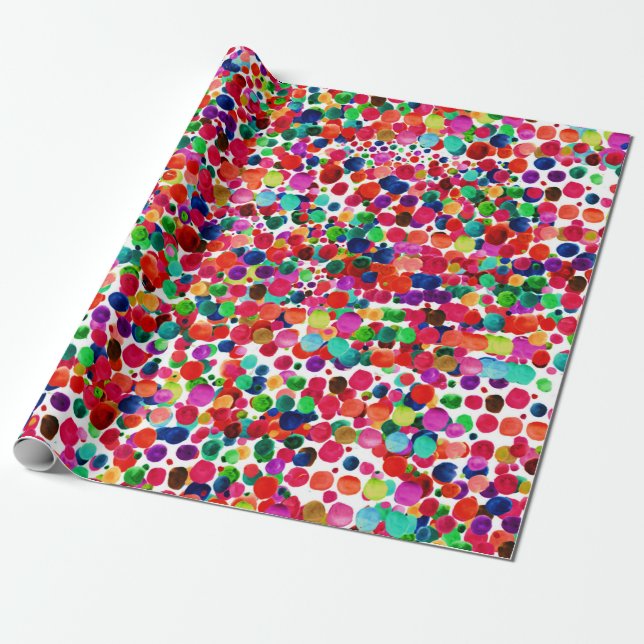 Christmas Cheer Wrapping Paper (Unrolled)