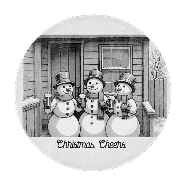 Christmas Cheers Cutting Board (Front)