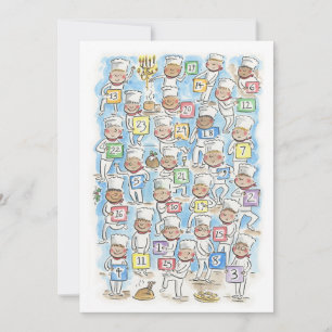 Christmas Chefs Advent Invitation