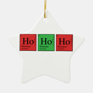 Christmas Chemistry Ceramic Ornament