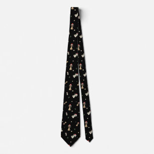 Christmas Chess Tie – Elegant Chess pattern