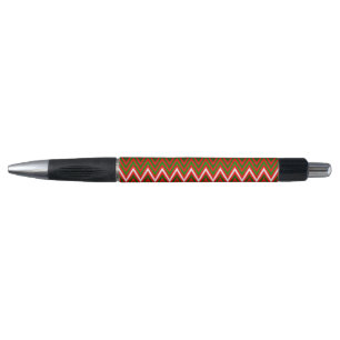 Christmas Chevron Pattern Pen